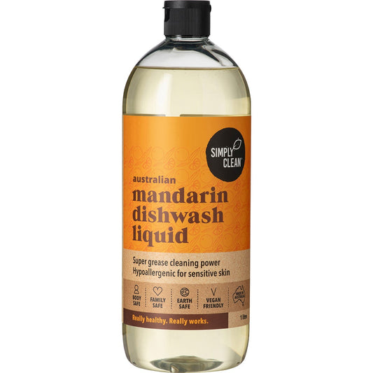 Simply Clean- Dishwash Liquid Mandarin-1L