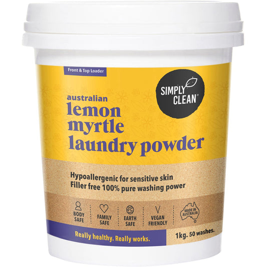 Simply Clean- Laundry Powder Lemon Myrtle-1kg