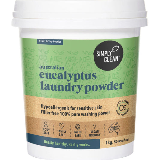 Simply Clean- Laundry Powder Eucalyptus-1kg