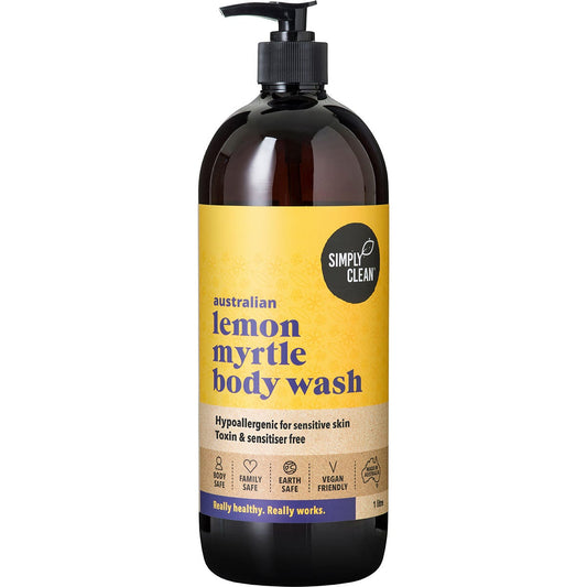 Simply Clean- Body Wash Lemon Myrtle-1L