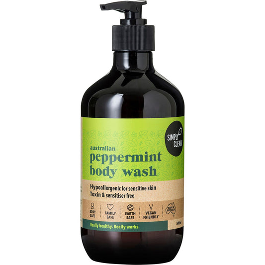 Simply Clean- Body Wash Peppermint-500ml