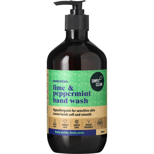 Simply Clean- Hand Wash Lime & Peppermint-500ml