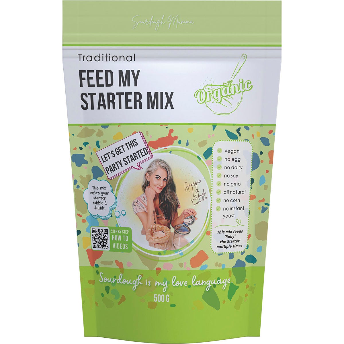 Sourdough Mumma- Feed My Starter Mix Traditional-500g