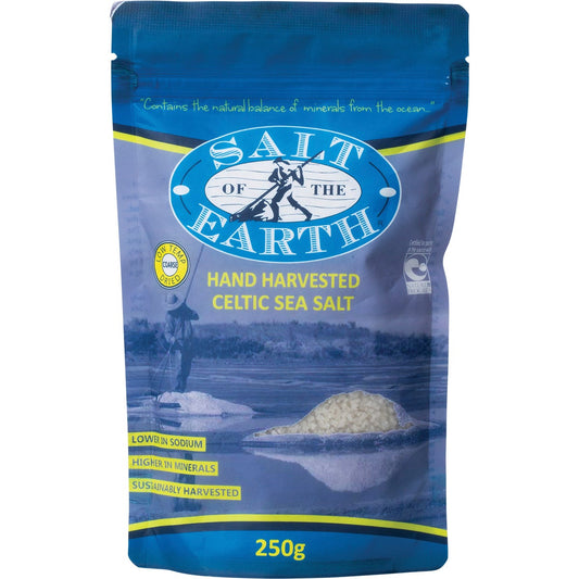 SALT OF THE EARTH- Celtic Sea Salt Low Temp Dried Coarse-250g