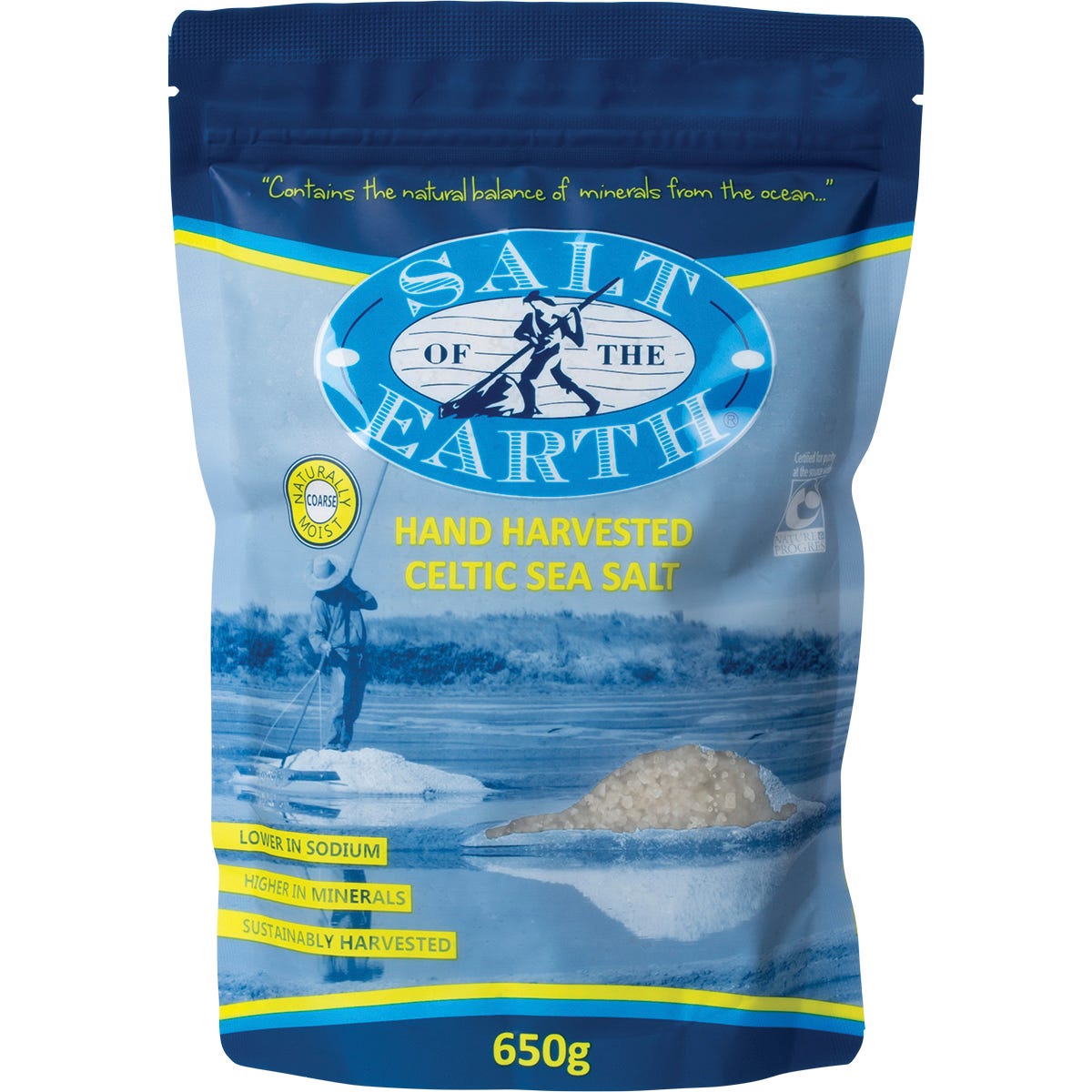 SALT OF THE EARTH- Celtic Sea Salt Coarse-650g