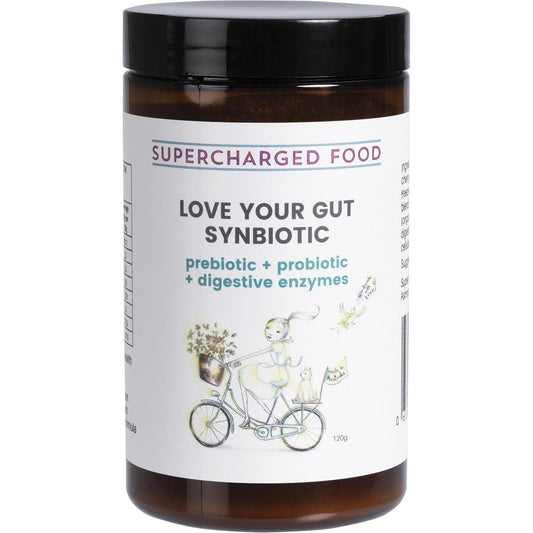 Supercharged Food- Love Your Gut Synbiotic Powder Pre/Probiotic-120g