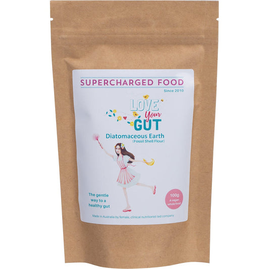 Supercharged Food- Love Your Gut Powder Diatomaceous Earth-100g