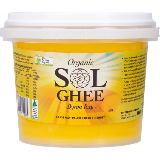 Sol Organics- Organic Ghee-1kg