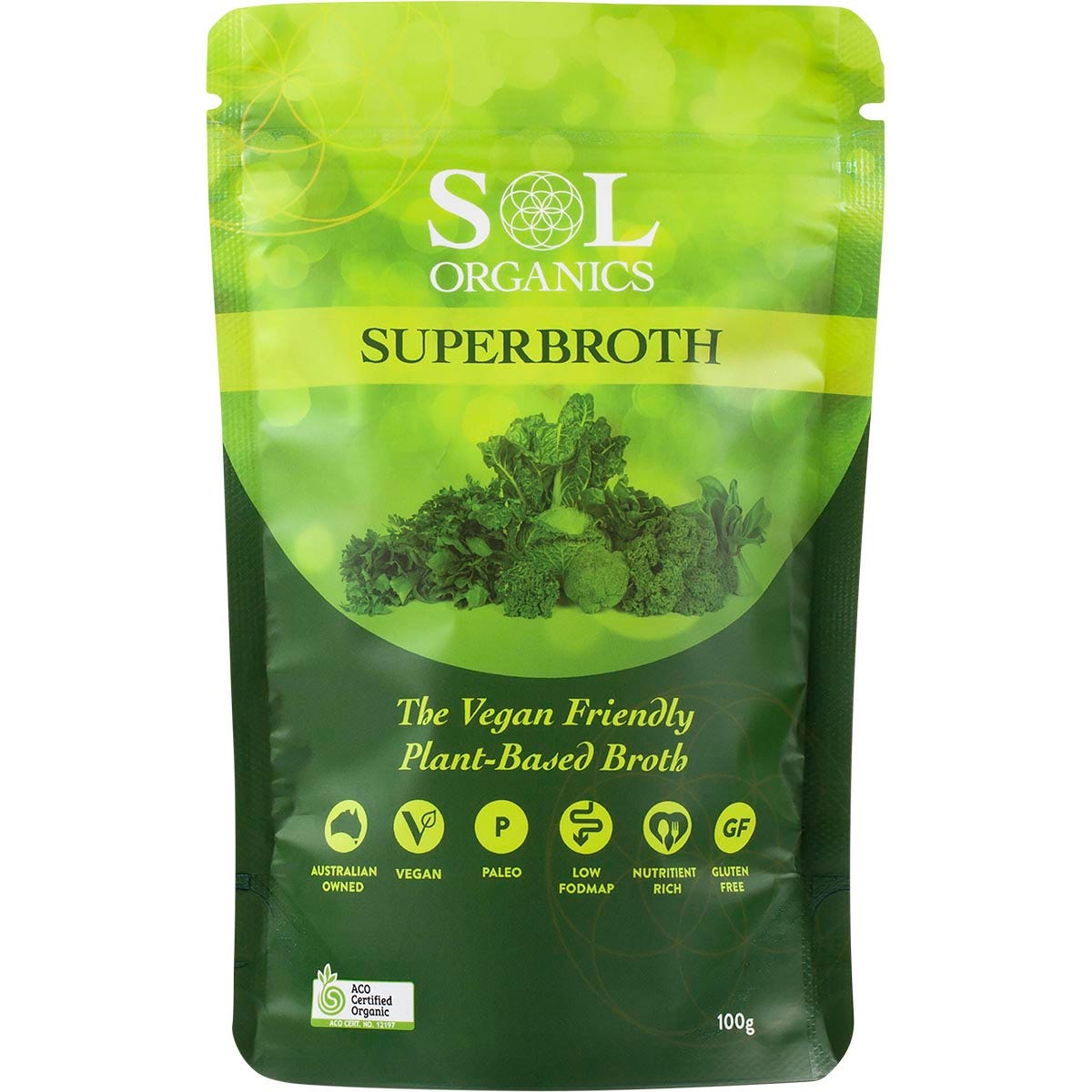 Sol Organics- Superbroth Vegan Friendly Broth-100g