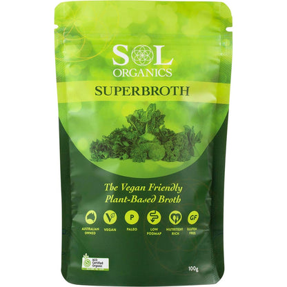 Sol Organics- Superbroth Vegan Friendly Broth-100g