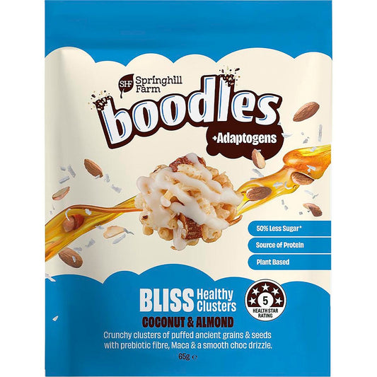 Springhill Farm- Boodles Healthy Clusters BLISS Coconut & Almond-65g