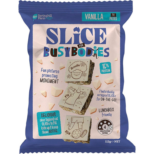 Springhill Farm- SLICE for Busybodies Vanilla 7 Pack-112g