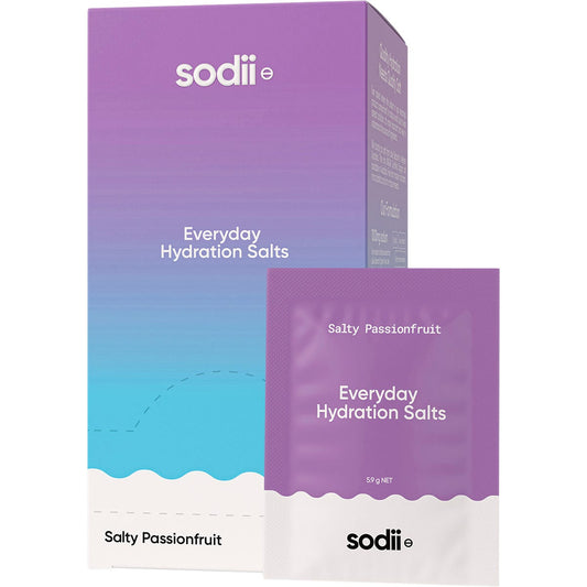 Sodii- Everyday Hydration Salts Salty Passionfruit-30pk