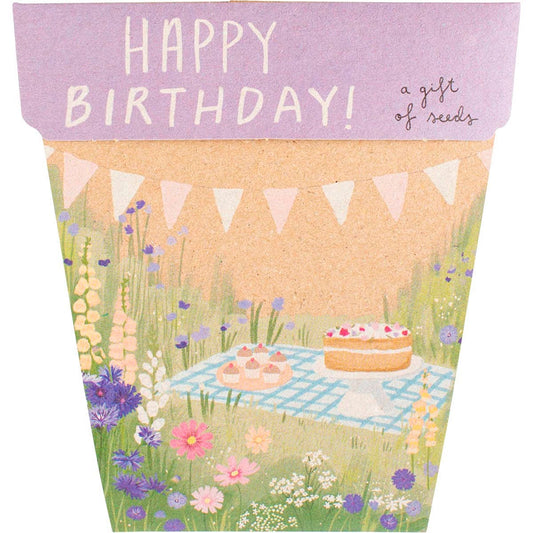 Sow 'n Sow- Gift of Seeds Happy Birthday Picnic