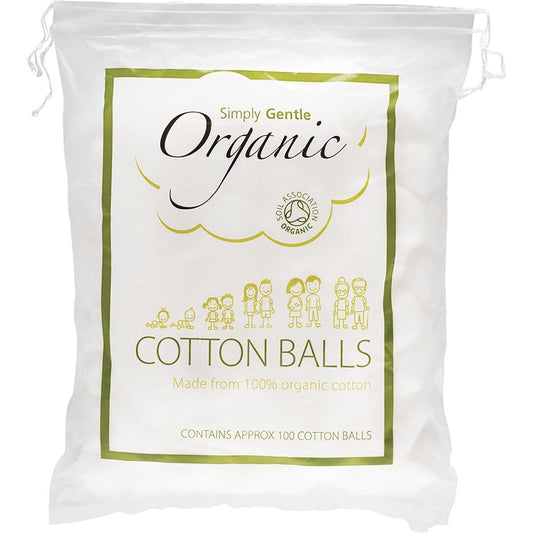 Simply Gentle Organic- Cotton Balls-100pk