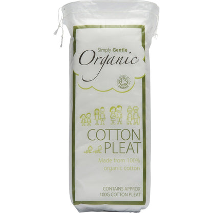 Simply Gentle Organic- Cotton Pleat-100g