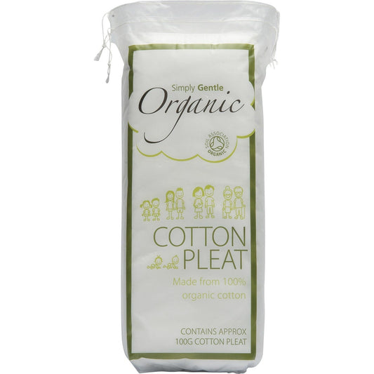 Simply Gentle Organic- Cotton Pleat-100g