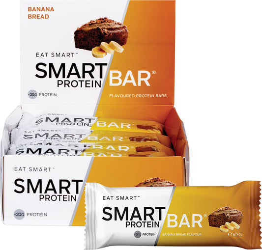 Smart Protein Bar- Banana Bread Flavour Protein Bar-12x60g
