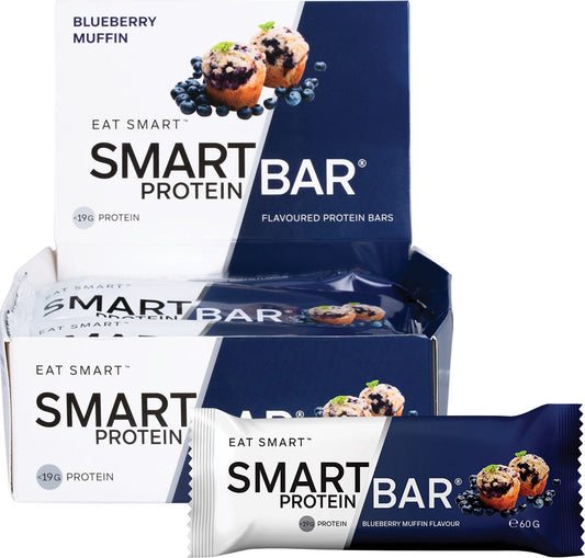 Smart Protein Bar- Blueberry Muffin Flavour Protein Bar-12x60g