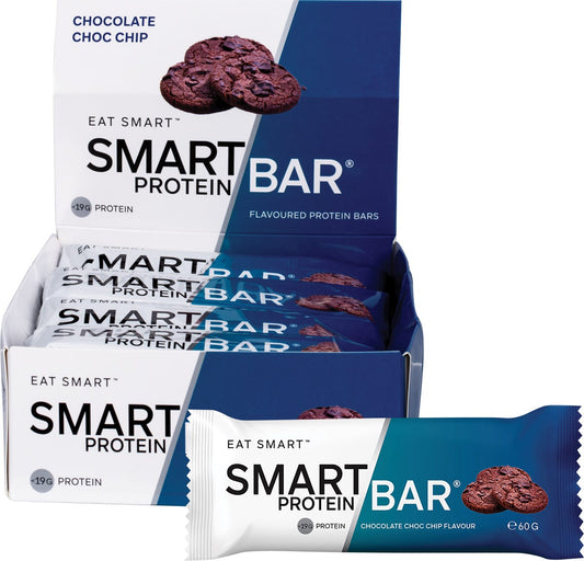 Smart Protein Bar- Chocolate Choc Chip Flavour Protein Bar-12x60g