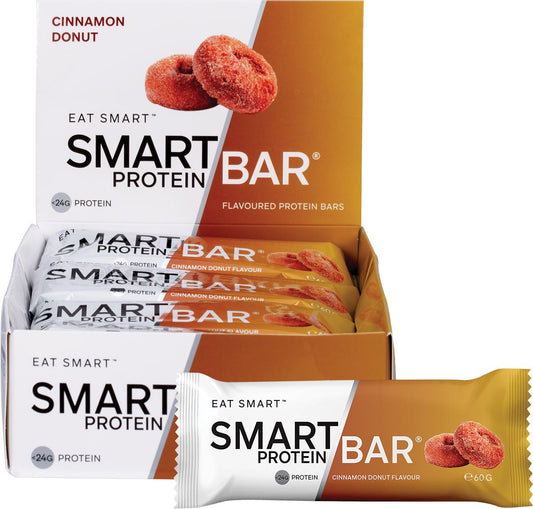 Smart Protein Bar- Cinnamon Donut Flavour Protein Bar-12x60g