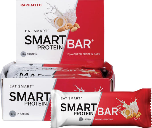 Smart Protein Bar- Raphaello Flavour Protein Bar-12x60g
