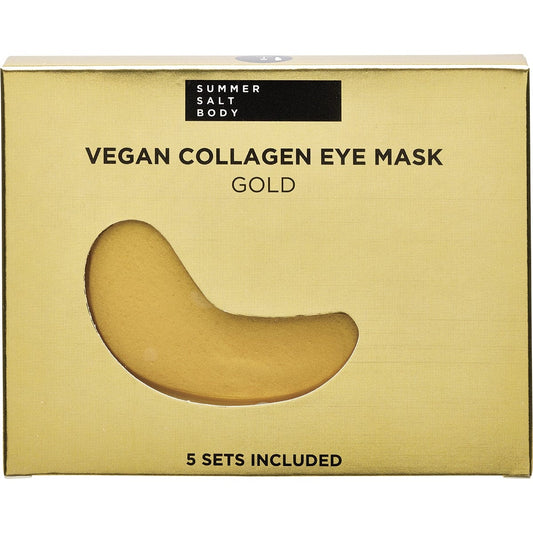 Summer Salt Body- Vegan Collagen Eye Mask Sets Gold-5pk