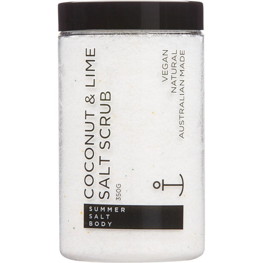 Summer Salt Body- Salt Scrub Coconut & Lime-350g