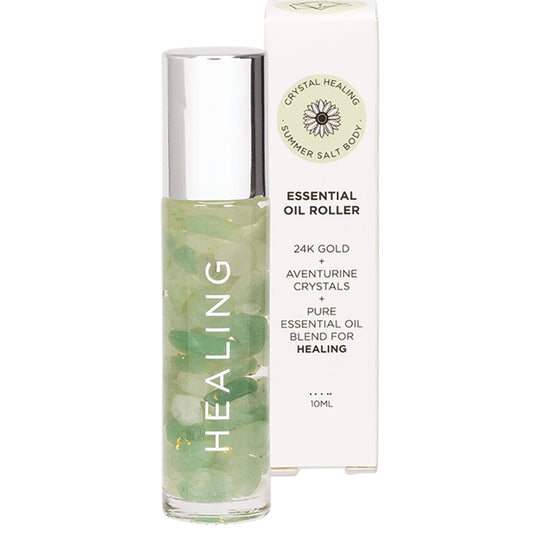 Summer Salt Body- Essential Oil Roller 24K Gold Healing Aventurine-10ml
