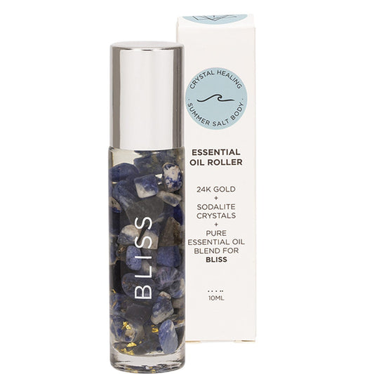 Summer Salt Body- Essential Oil Roller 24K Gold Bliss Sodalite-10ml