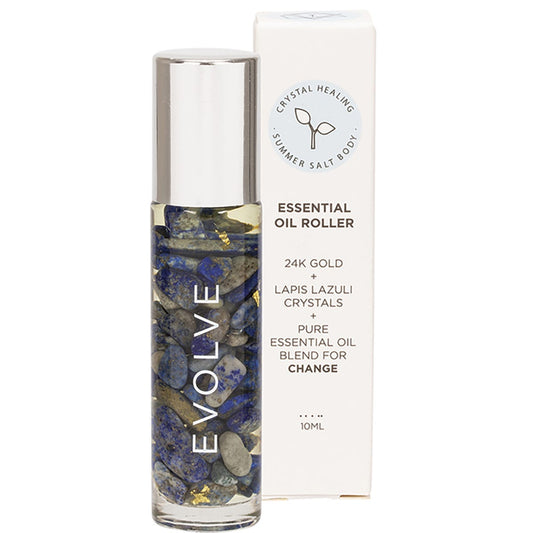 Summer Salt Body- Essential Oil Roller 24K Gold Evolve Lapis Lazuli-10ml