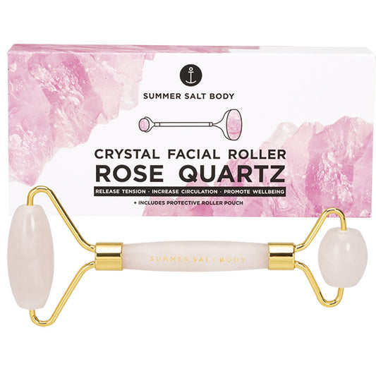Summer Salt Body- Crystal Facial Roller Rose Quartz-