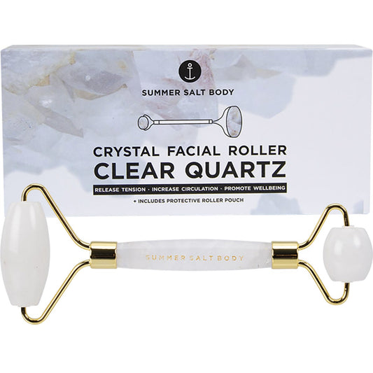 Summer Salt Body- Crystal Facial Roller Clear Quartz-
