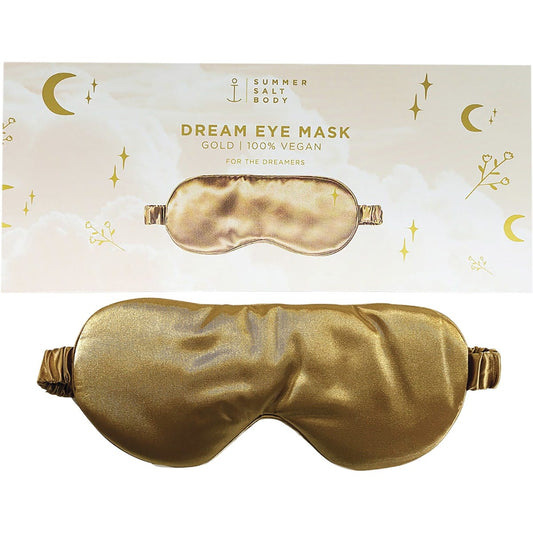 Summer Salt Body- Dream Eye Mask Gold (Satin + Spandex)-