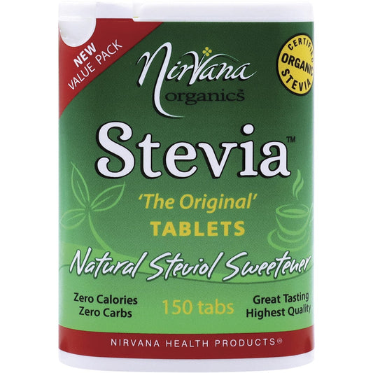 Nirvana Organics- Stevia Tablets-150 Tabs