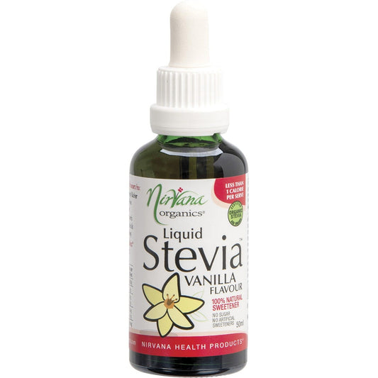 Nirvana Organics- Liquid Stevia Vanilla-50ml
