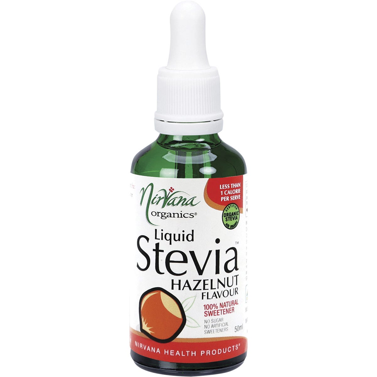 Nirvana Organics- Liquid Stevia Hazelnut-50ml