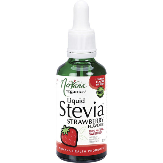 Nirvana Organics- Liquid Stevia Strawberry-50ml