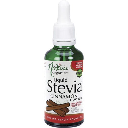 Nirvana Organics- Liquid Stevia Cinnamon-50ml