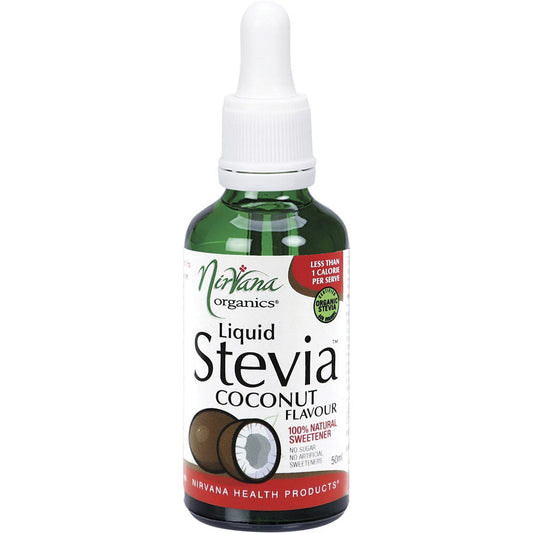Nirvana Organics- Liquid Stevia Coconut-50ml
