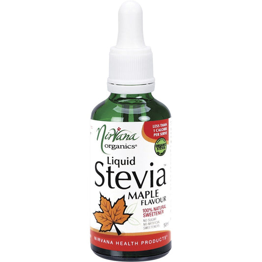 Nirvana Organics- Liquid Stevia Maple-50ml