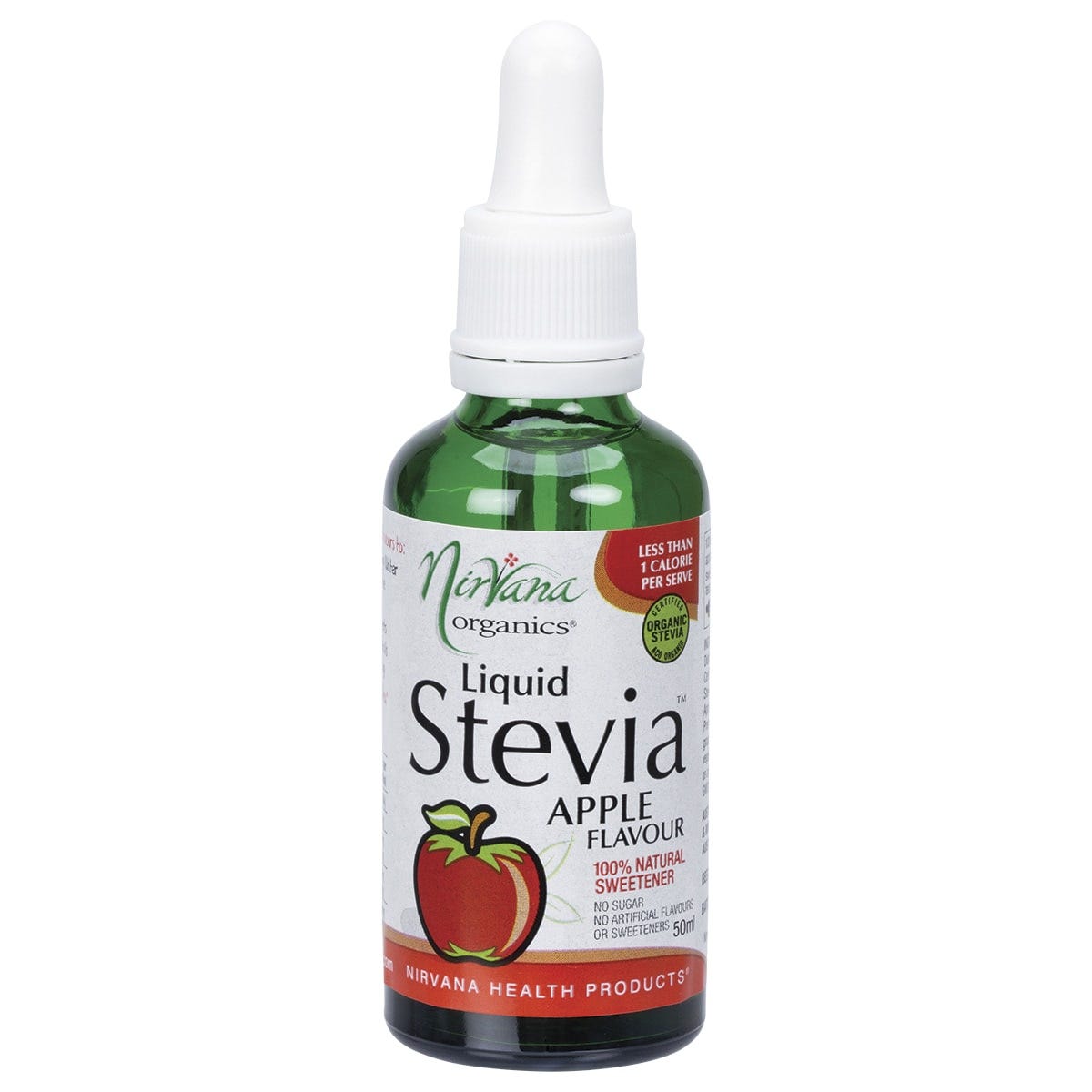 Nirvana Organics- Liquid Stevia Apple-50ml