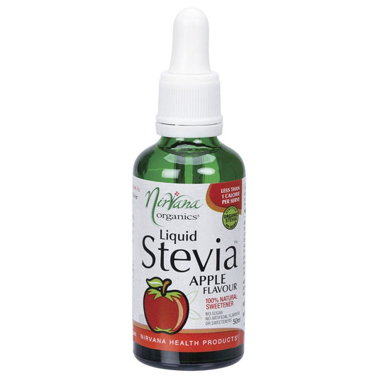 Nirvana Organics- Liquid Stevia Apple-50ml