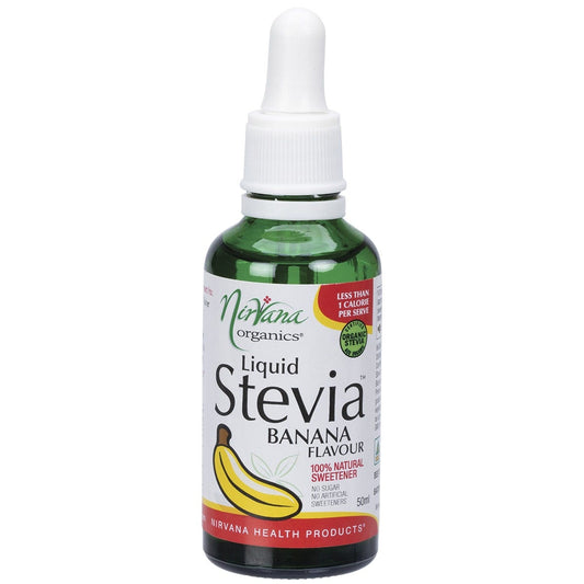 Nirvana Organics- Liquid Stevia Banana-50ml