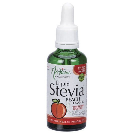 Nirvana Organics- Liquid Stevia Peach-50ml