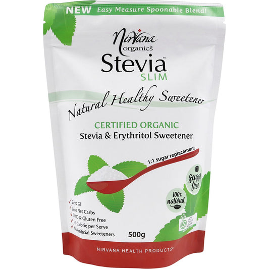 Nirvana Organics- Stevia & Erythritol Sweetener Stevia Slim Spoonable-500g