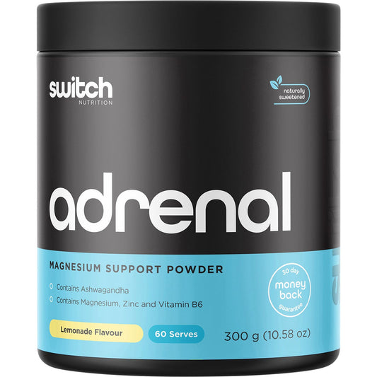 Switch Nutrition- Adrenal Magnesium Support Powder Lemonade-300g