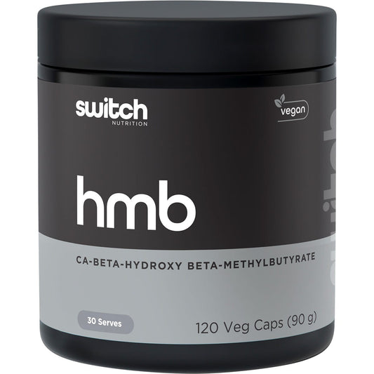 Switch Nutrition- HMB Ca-Beta-Hydroxy Beta-Methylbutyrate-120 Caps