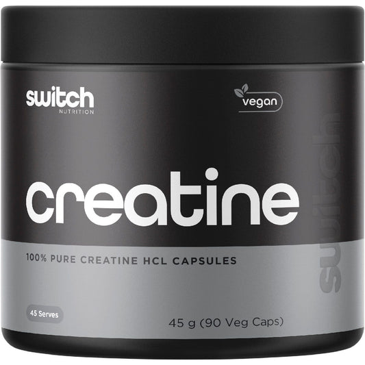Switch Nutrition- Creatine 100% Pure HCL-90 Caps