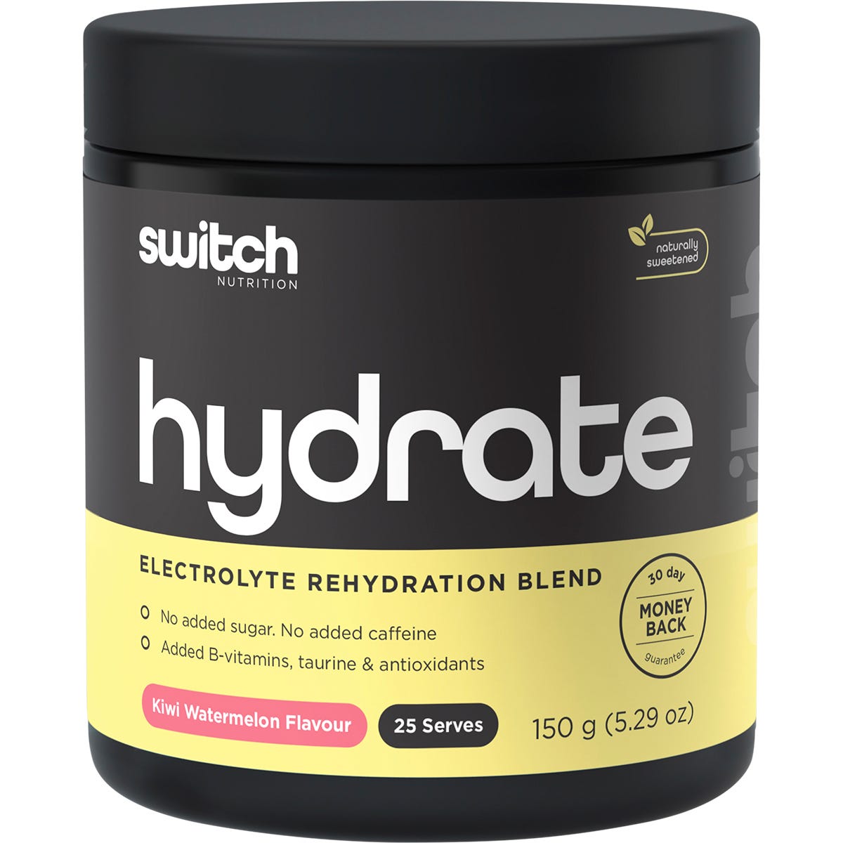 Switch Nutrition- Hydrate Electrolytes No Added Sugar Kiwi Watermelon-150g